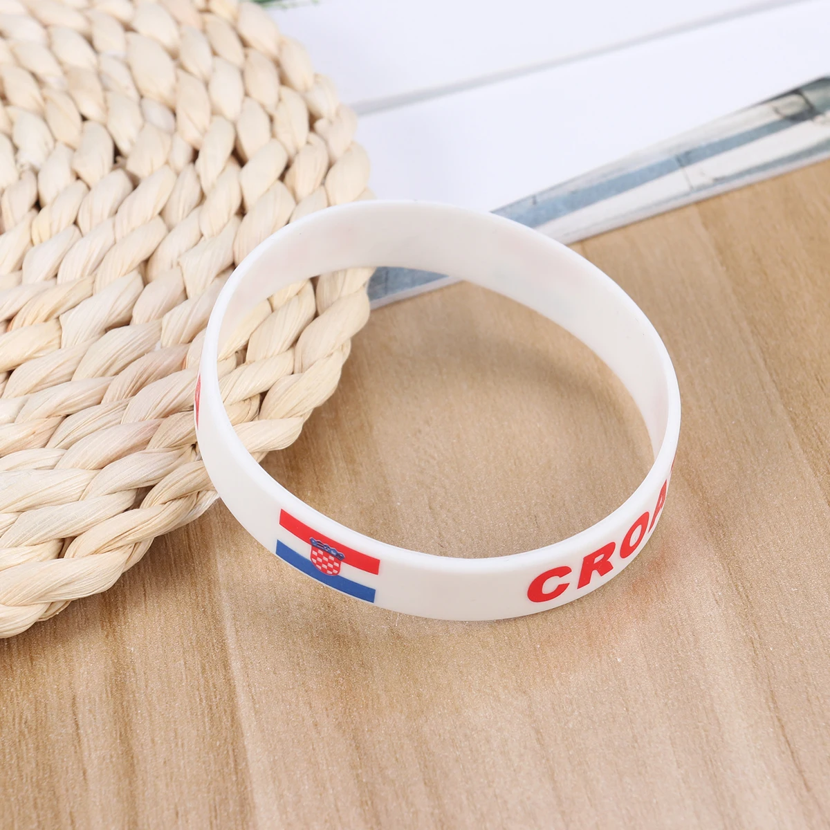 

6 Pcs Bracelet Wristbands Country Number Sports Bracelets One Size Fits Most