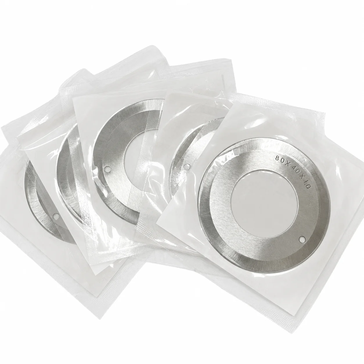 5個入りスリッティングマシン用丸刃-80x40x10-70x40x10mm-レザーカッティングナイフ-両面sk5鋼刃-ツールパーツ