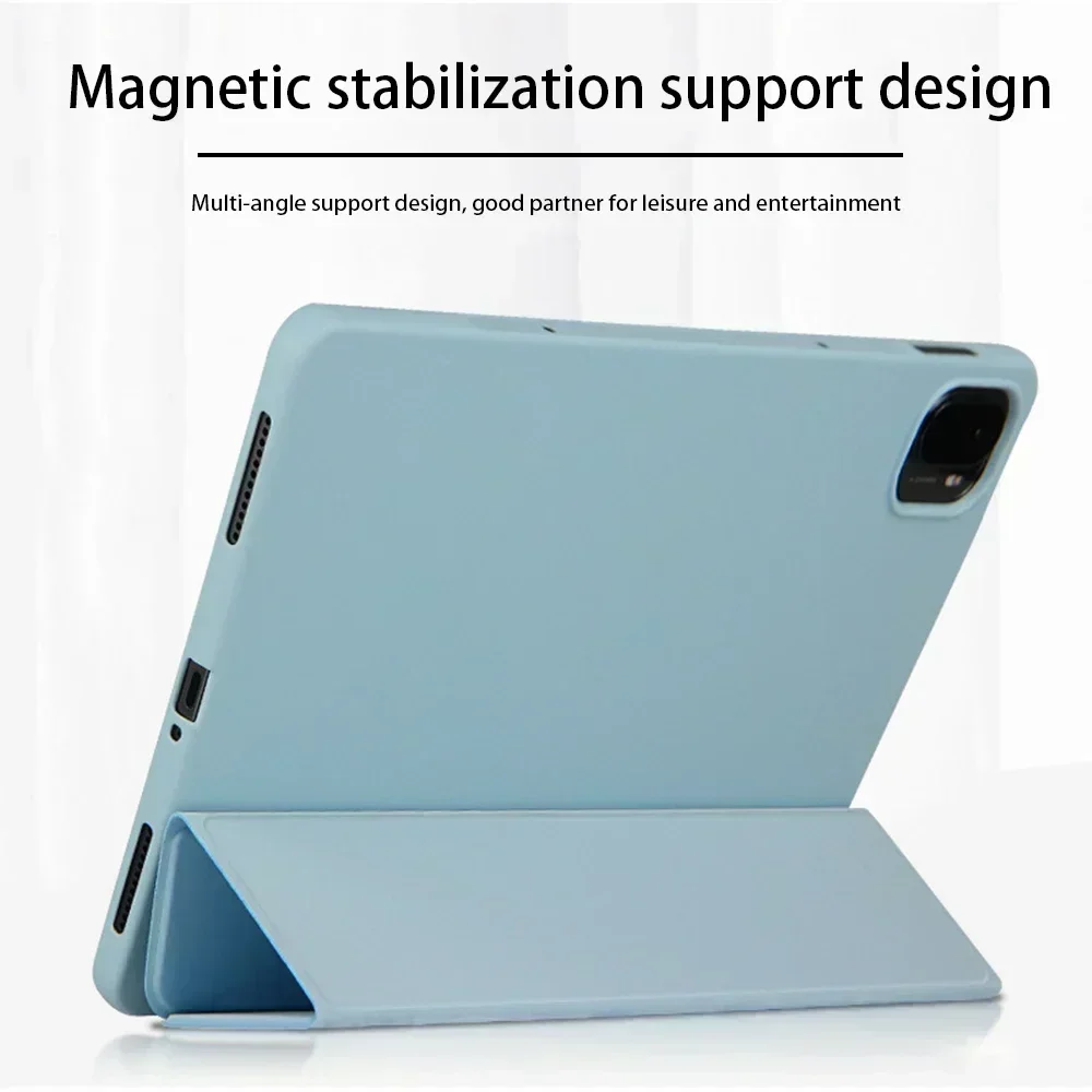 Untuk Mi Pad 5/6 casing Tablet, aksesori dukungan magnetik bangun otomatis untuk Xiaomi 11 inci Mi Pad Pro 5/6 penutup pelindung Tablet