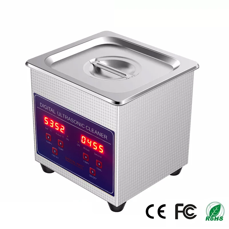 Máquina de limpeza ultrassônica da capacidade 1.3l desengraxar o líquido de limpeza das peças de ferragem