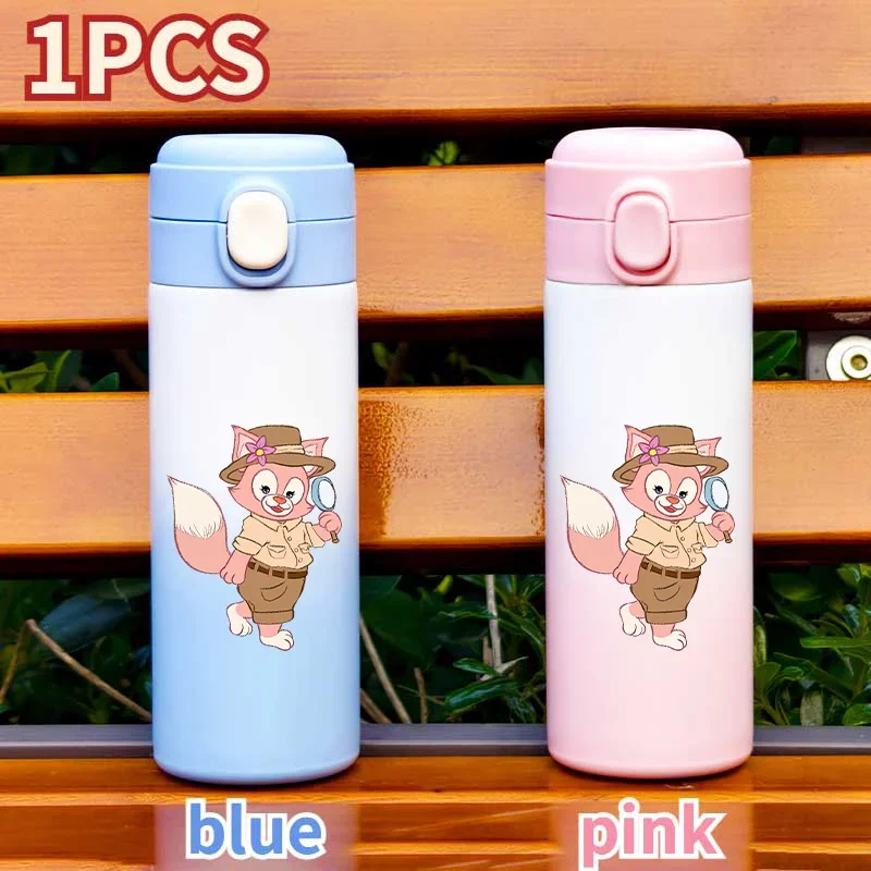 420ML Disney LinaBall Portable Leak Proof Insulated Cup Outdoor Travel Water Cup Cartoon Stainless Steel Insulated Water Bottle