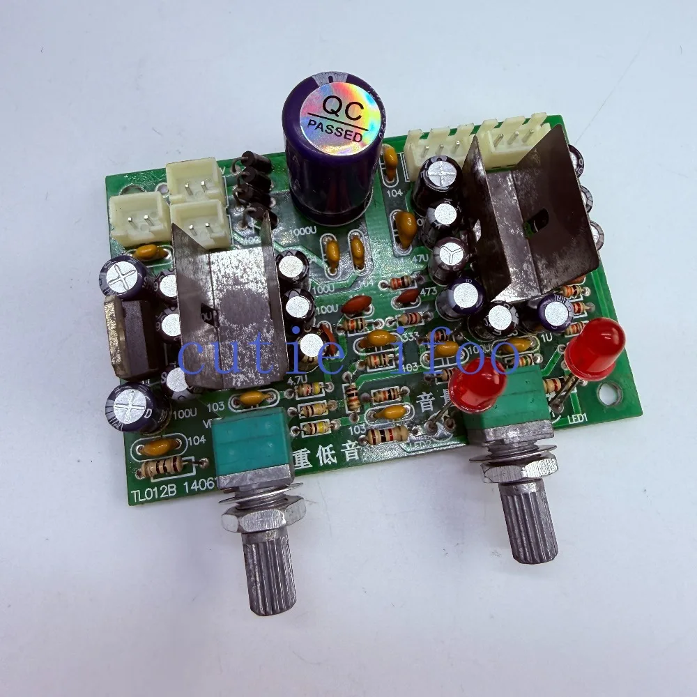 Tea2025b Verstärker für Lautsprecher 2.1 3-Kanal-Leistungsverstärkerplatine btl Subwoofer 10W DC 5V ~ 12V Lautstärke regler – Detail 4