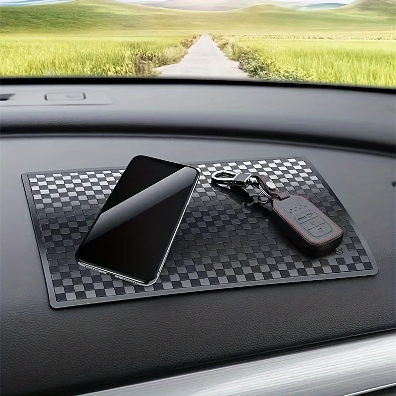 3pcs Universal Non-Slip Car Magic Dashboard Sticky Adhesive Mat For Phones Sunglasses Keys Electronic Devices