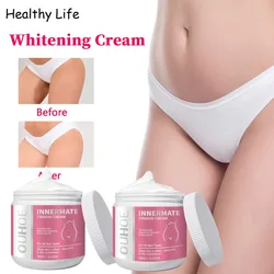 Effective Body Bleaching Cream Lighten Thigh Inner Joint Brightening Cream Dark Skin Melanin Remover Serum Underarm Knee Bleach