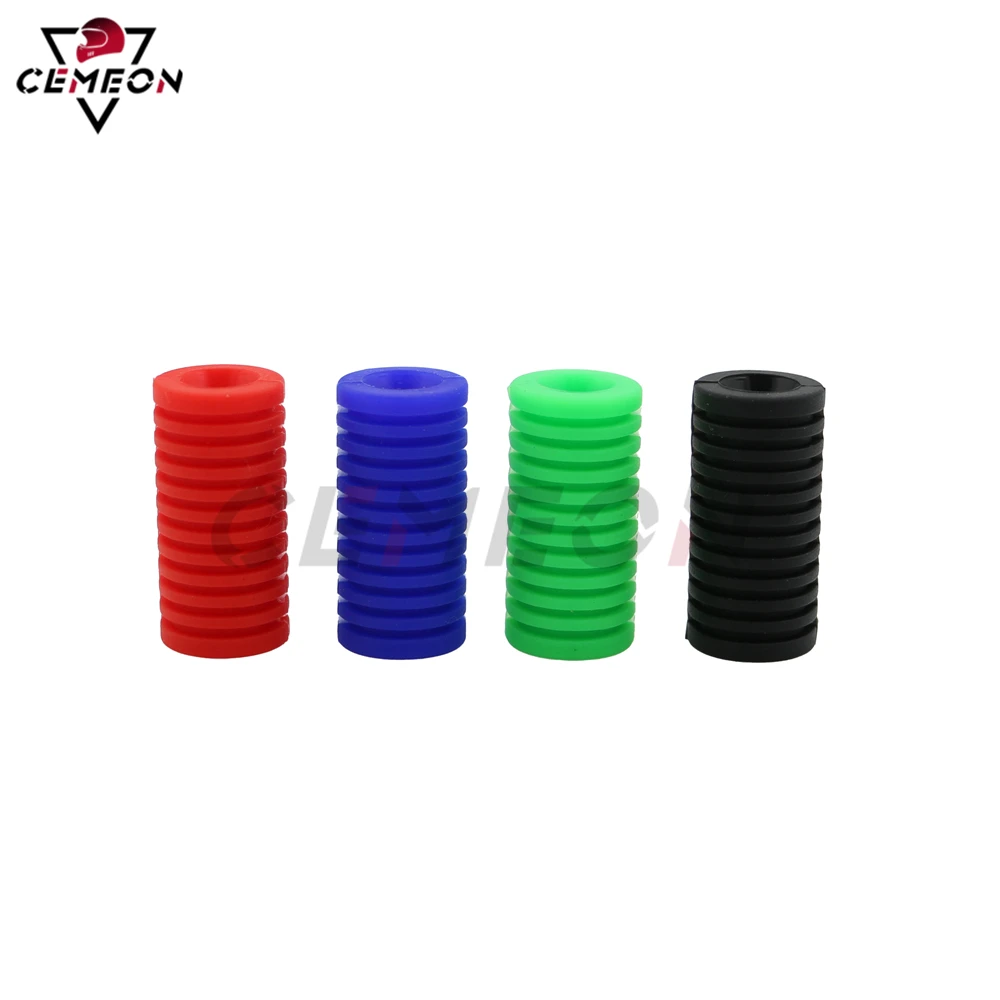 Para KAWASAKI NINJA 250R 300 400 500R 650 R 650 1000 palanca de cambios de motocicleta PEDAL de engranaje almohadilla de GEL de sílice para punta aprobada por los pies