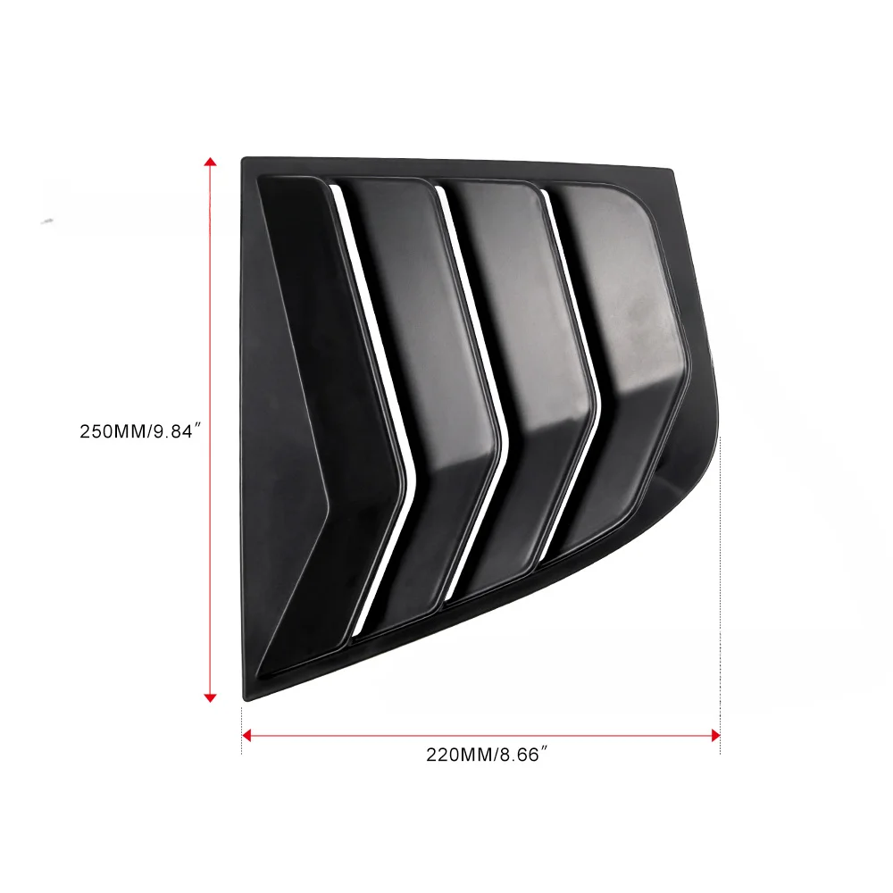 Auto Parts Black Painted Side Windows Blinds