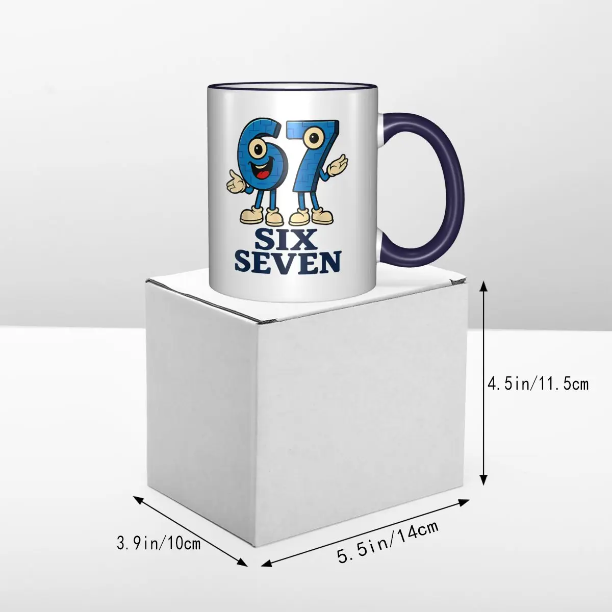 67 ستة سبعة 6-7 مضحك الإيطالية Brainrot الاطفال الألعاب ميمي اكسسوارات القهوة القدح الجدة كوب الهدايا