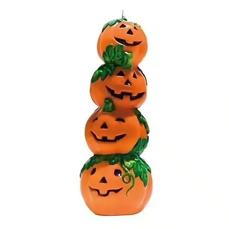 Candle tower pumpkins 17,5 cm height halloween S7262 RUBIES