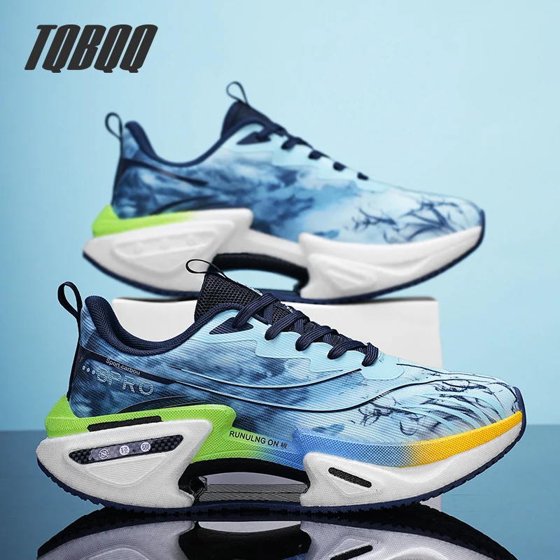 Professional Marathon Running Shoes For Men Carbon Fiber High Elastic Women Lightweight Cushion Sneakers Workout Sports Trainers
