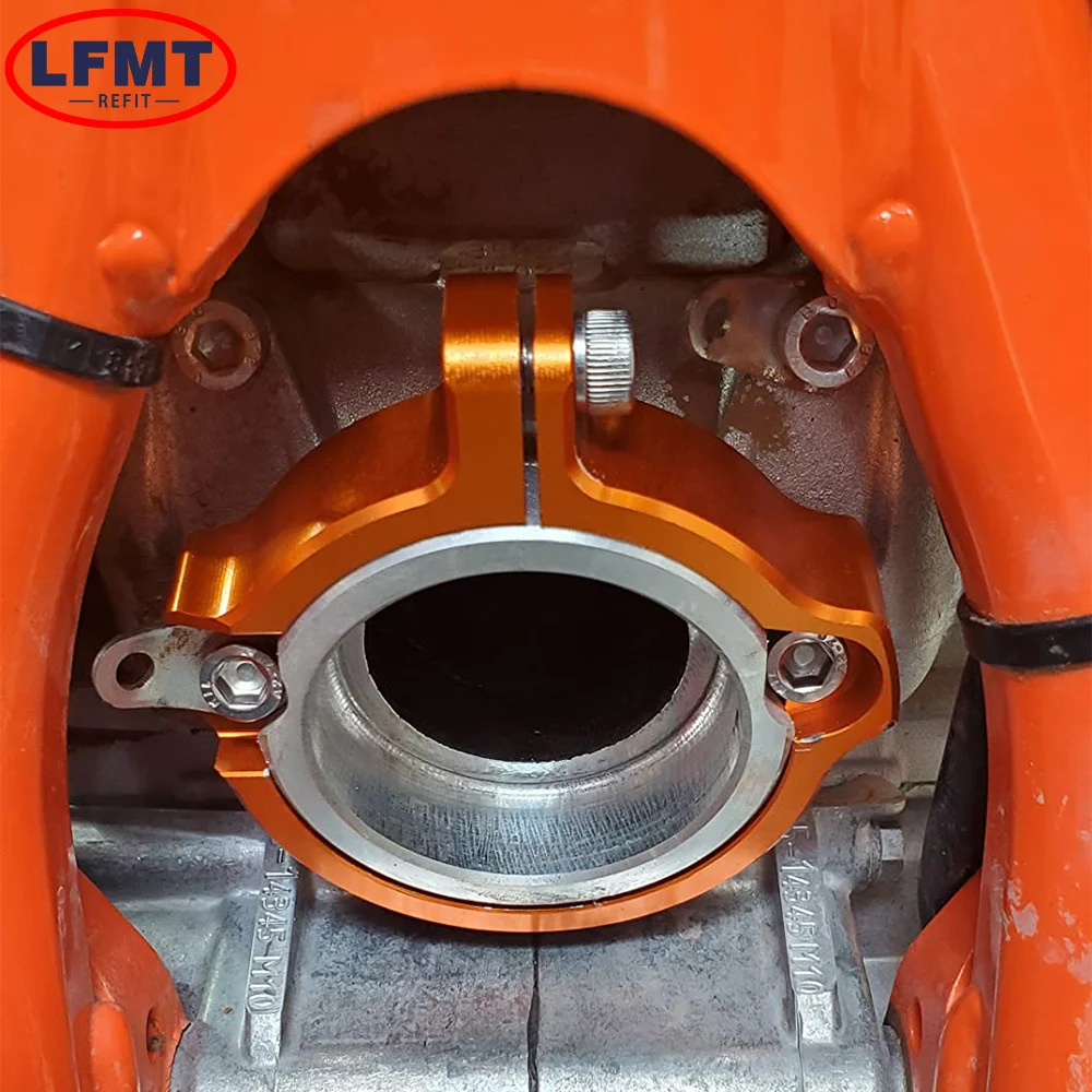 Motorrad CNC Auspuffspitze Schalldämpfer Rohrschelle Flansche Schutzabdeckung für KTM 250 300 EXC XC XCW XC-W Sechs Tage XCW TPI 2017-2024