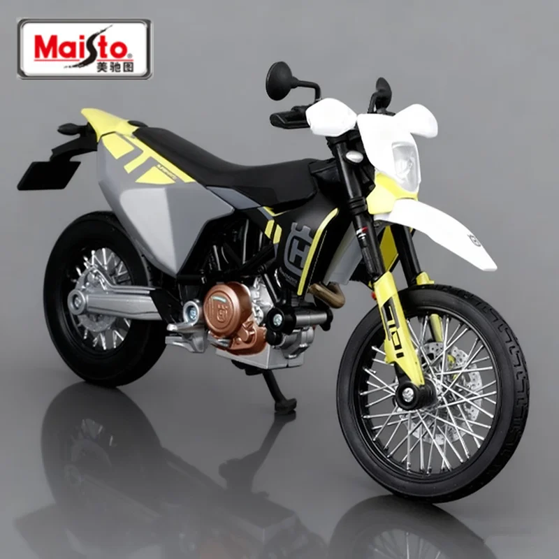 

Maisto 1:12 Husqvarna 701 SuperMoto, модель спортивного мотоцикла из сплава, литая модель трека, гоночный мотоцикл, имитация детской игрушки в подарок