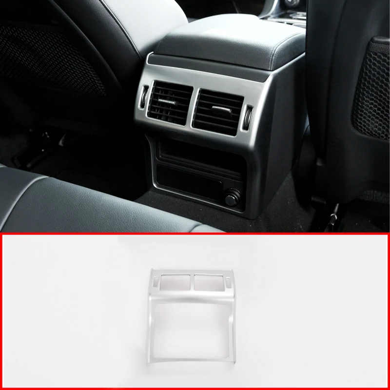 1 Pcs ABS Rear Seat Air Conditioning Outlet Frame Cover Trim For Jaguar XE X760 XF X260 Car Accessories