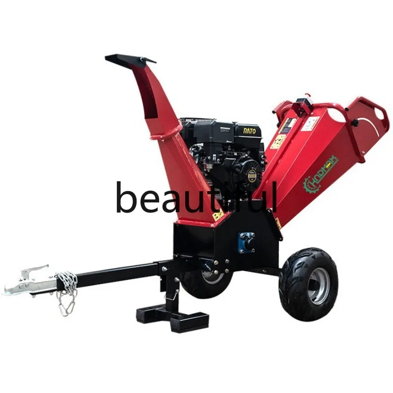 

GC155-2 Branch Crusher Household Garden Orchard Branch Crusher Drum Wood Crusher
