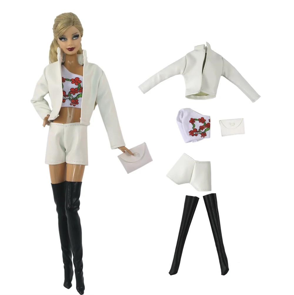 1 Set Puppenkleidung, Kleidungsset im Maßstab 1:6 für 11,5 Zoll (30 cm) große Puppen, viele verschiedene Stile zur Auswahl, Geschenkidee für Mädchen, Puppenaccessoires. # 3 – Detail 3