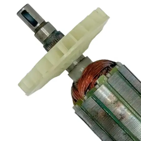 

34mm Copper Angle Grinder Rotor For 100 Type Electric Grinding Machine Parts High Conductivity Replacement Accessory