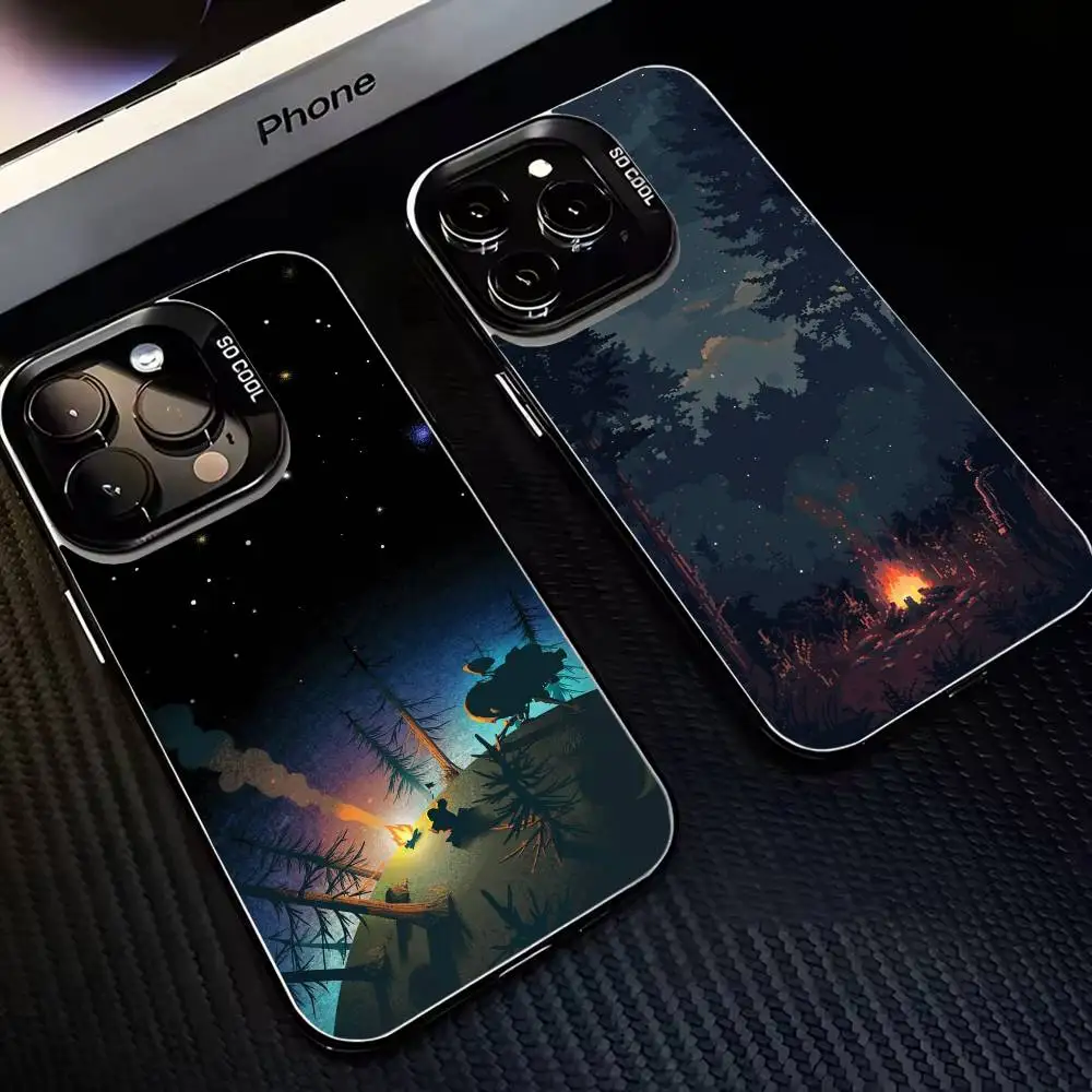 

Outer Wilds Game Phone Case For iPhone17,16,15,14,13,12,11 Plus,Pro Max Black Matte Shockproof Cover