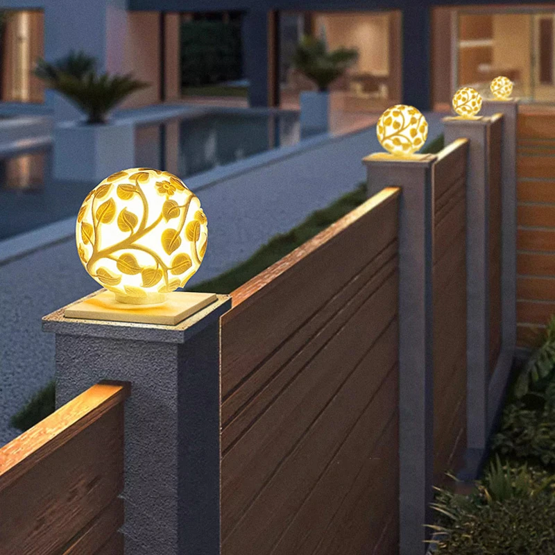 Outdoor column lights solar LED column lights non solar lights outdoor garden decorations outdoor garden lights