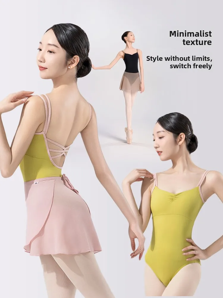Adult Women's Ballet Dance Practice Suit Gymnastics orm High Waist Art Exam Classical Dance Costume AIDance T20 Nylon
