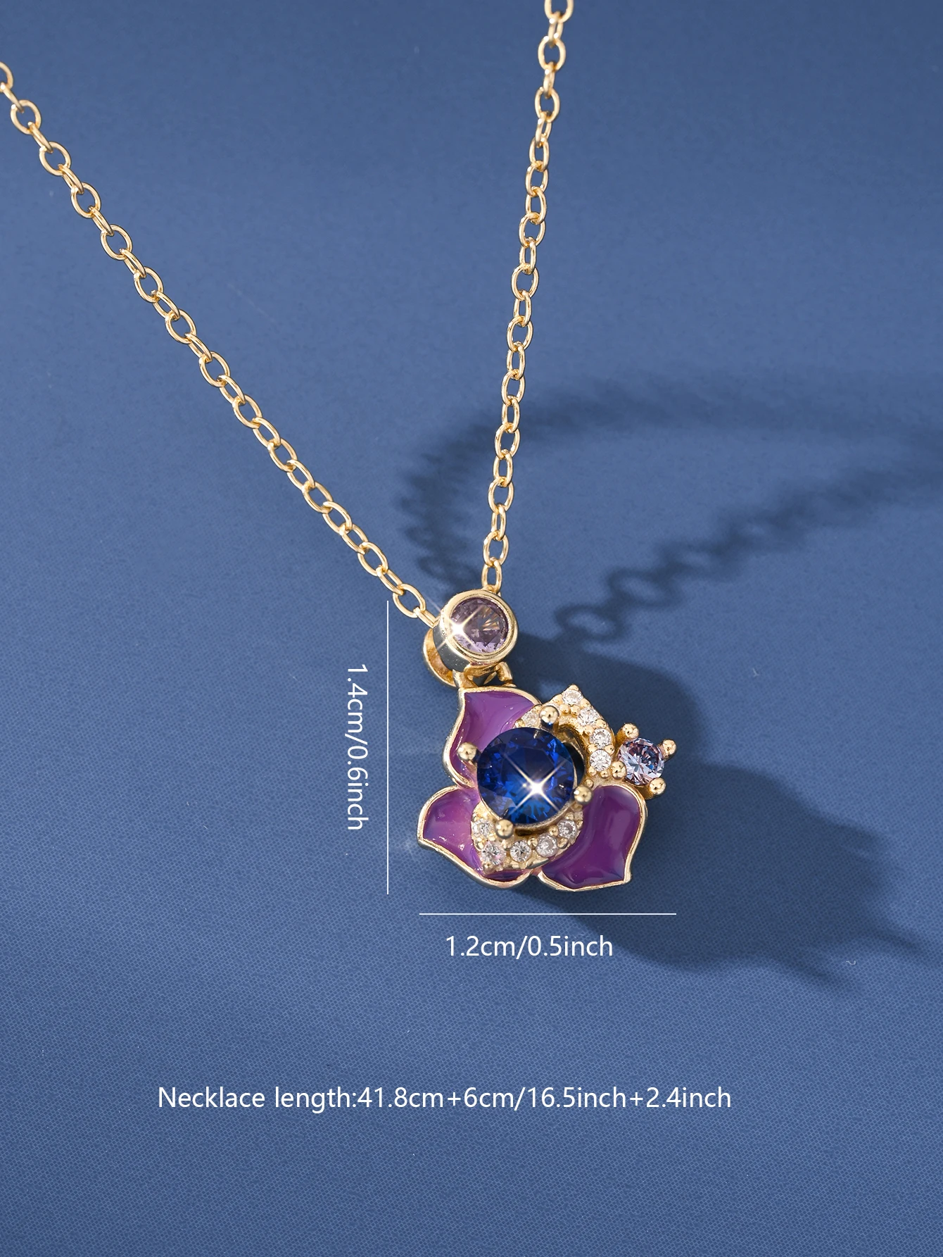 

S925 Sterling Silver Flower Pendant Necklace for Women,, Fashion Hypoallergenic Jewelry, Elegant Party Daily Wear Accessory