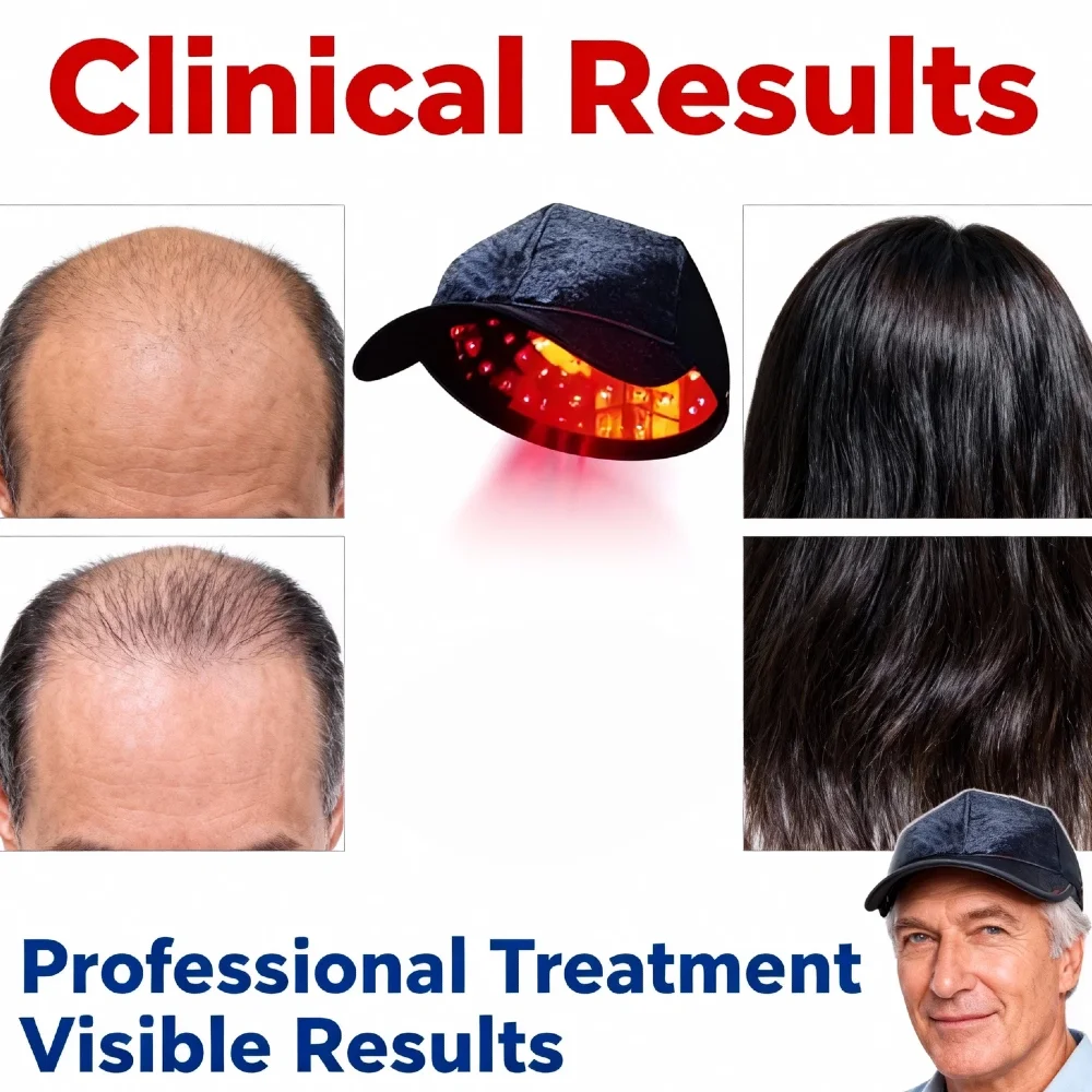 

LLLT Therapy Cap with 96 Diodes, Laser Hair Growth Device for Anti Loss Regrowth & Thickness