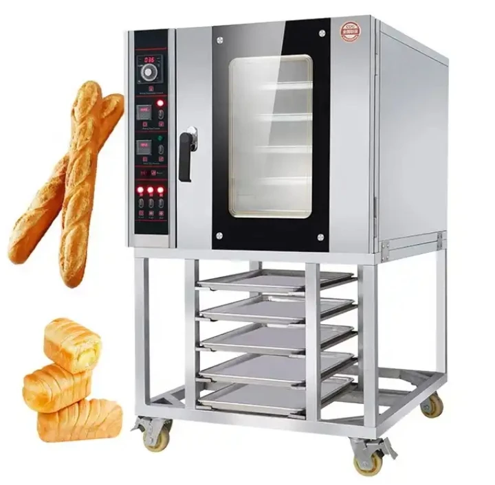 

Commercial Gas Stainless Steel Convection Oven Single Double Layer French Bread Cake Baking Machine New Condition For Bakery Use