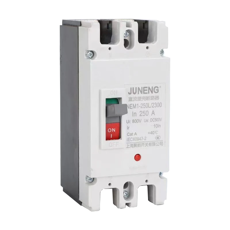 DC Circuit Breaker Electric Vehicle Battery Protector High Current MCCB Air Switch 100A 125A 150A 200A 250A 300A 400A 500A 600A