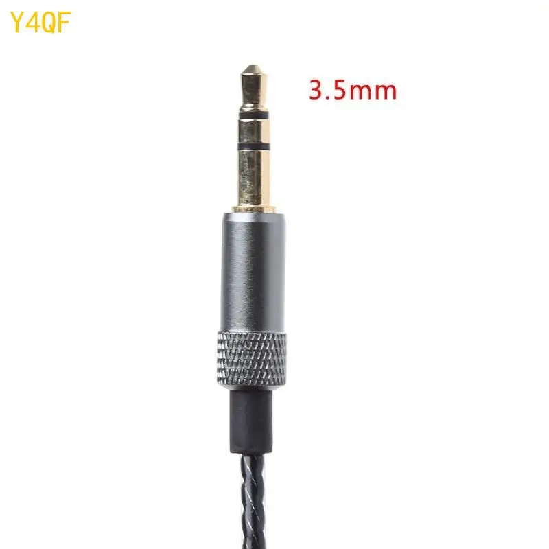 Y4QF 3.5mm 3pole Male Plug Cable DIY Earphone Wire Without Microphone Wire Oxygen-free Copper Wire 32 Cores Cable