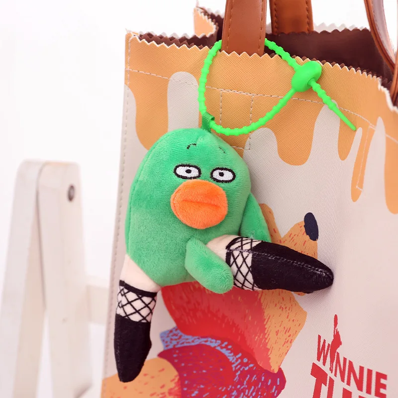 Funny Sausage Mouth Doll Keychain For Bag Pendant Creative Plush Doll Keyrings Wholesale Gifts Cute Stuffed Doll Keychain 2024