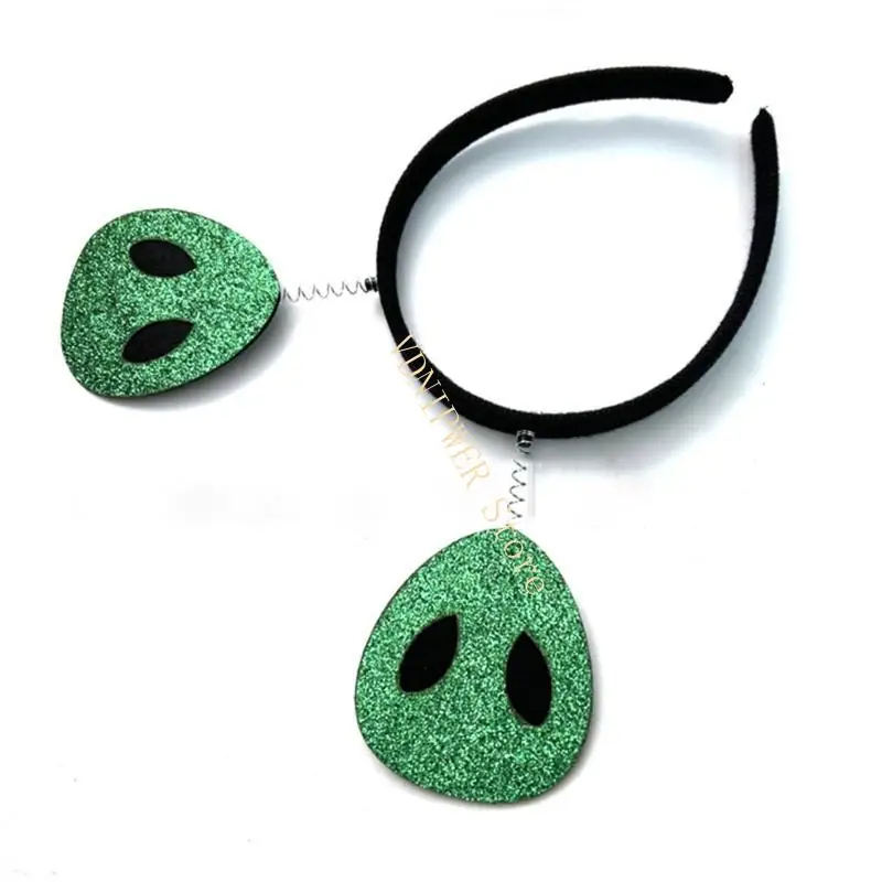 Paillettes uniche a forma aliena Capelli a forma cucina gravi vivi per adolescenti per adulti D08E