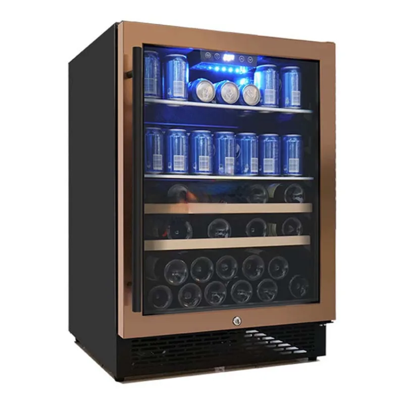 Wine Cooler Wine and Champagne Fridge Beverage Wine Machines Double Wall 6 Hours