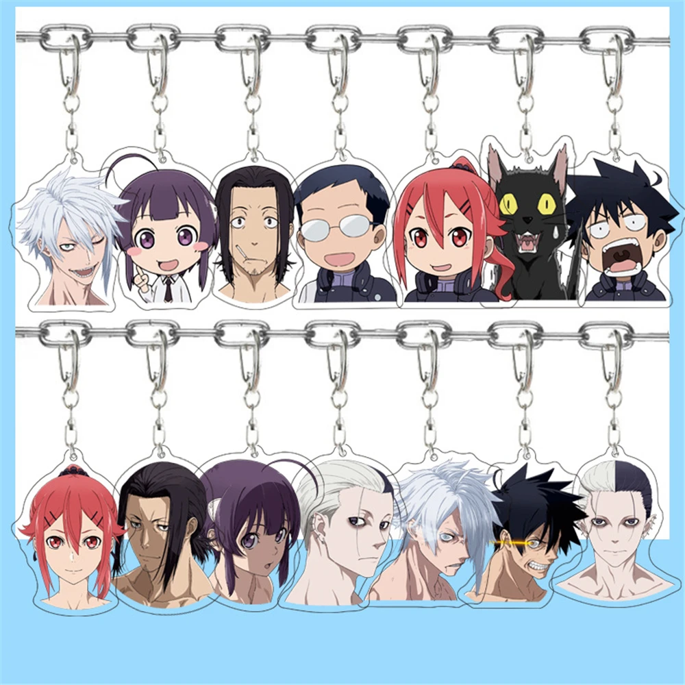 Anime BLACK TORCH Ichika Kishimojin Reiji Kirihara Cosplay COSTUME Acrylic Key Chain Keychain Pendant Accessories
