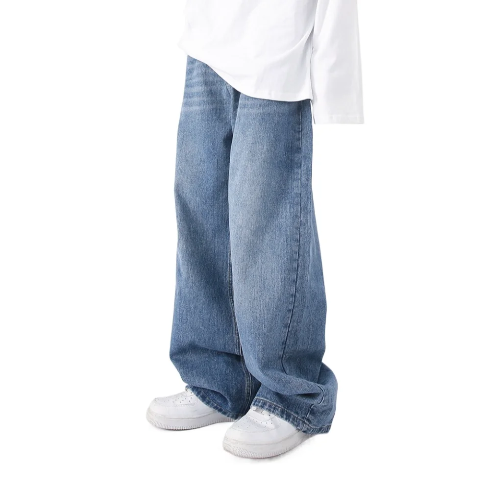 แฟชั่นIns Y2Kกางเกงยีนส์ผู้ชายสูงเอวหลวมตรงกางเกงยีนส์Retroคลาสสิกคาวบอยกางเกงฤดูใบไม้ผลิฤดูใบไม้ร่วง