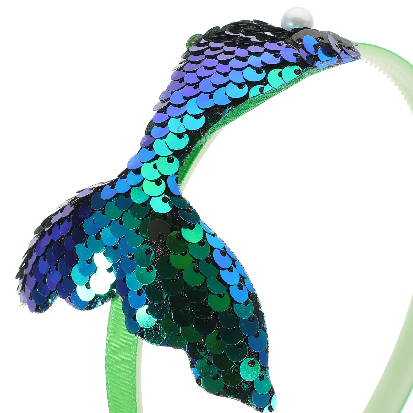 

3Pcs Girl Mermaid Hair Accessories Sequins Headbands Sturdy Design Easy to Wear for Daily Party Use