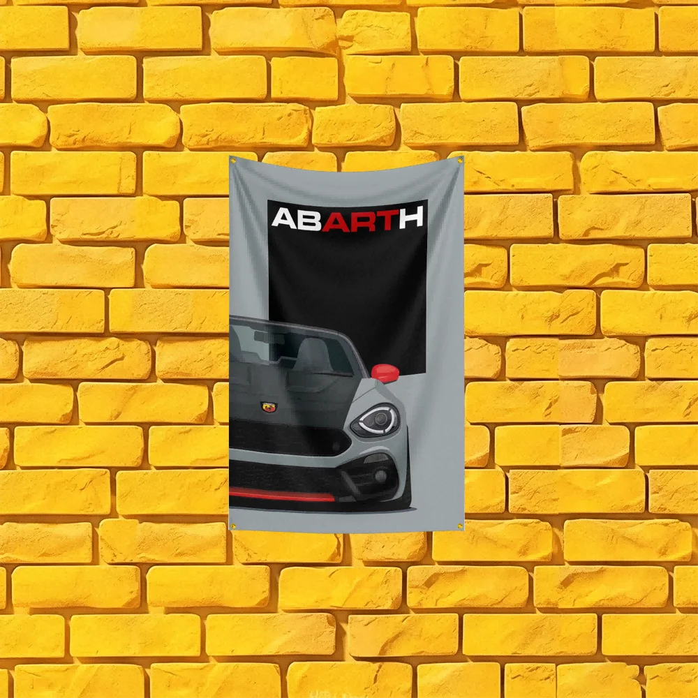 Italian Hot Hatch Tuning Car Car Flag 3x5 FT Polyester Banner For Garage Wall Decor Auto Enthusiast Gift