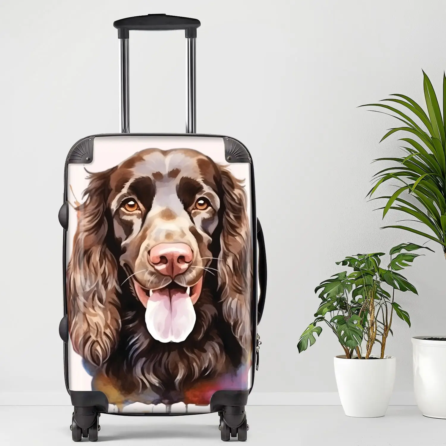 

American Water Spaniel Luggage20/24/28 Inch Luggage, Carry-On, Custom Luggage, Luggage Set, Suitcase, Travel, Vacation, Cabin Su