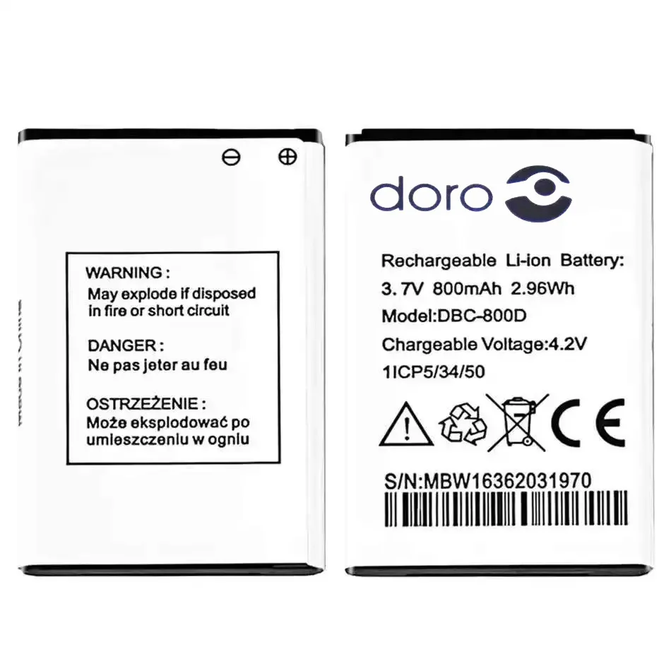 3.7V 800Mah DBC-800…