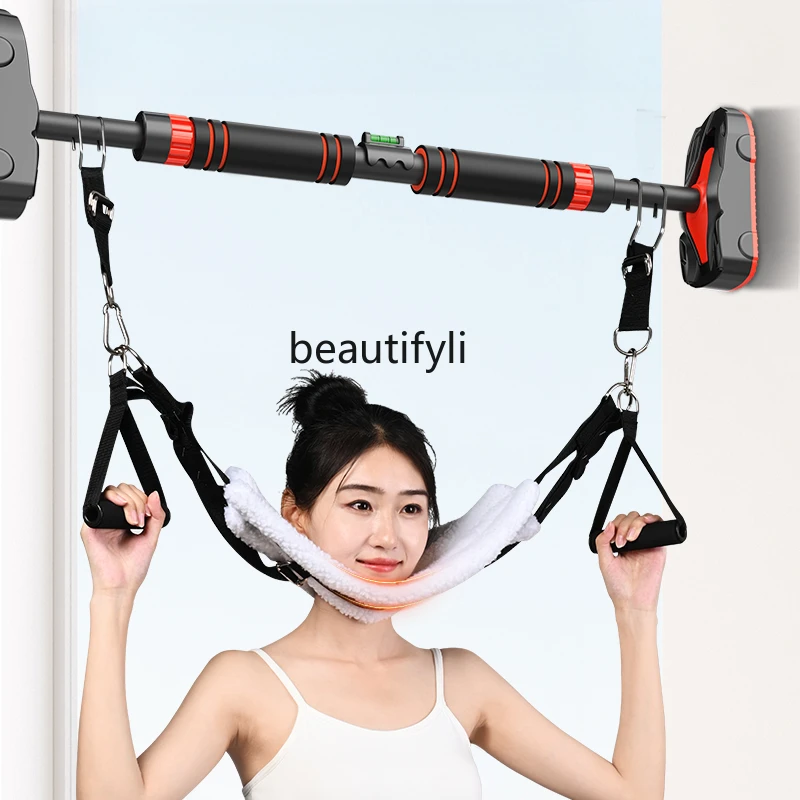 

Cervical traction belt horizontal bar new cervical spine household traction suspension neck stretching