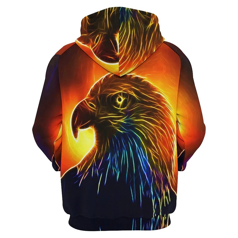 America Eagle Graphic Hoodie Men Clothing 3D Hawk Emblem Printed New in Hoodies Women Harajuku Fashion y2k Pullover Hooded Hoody