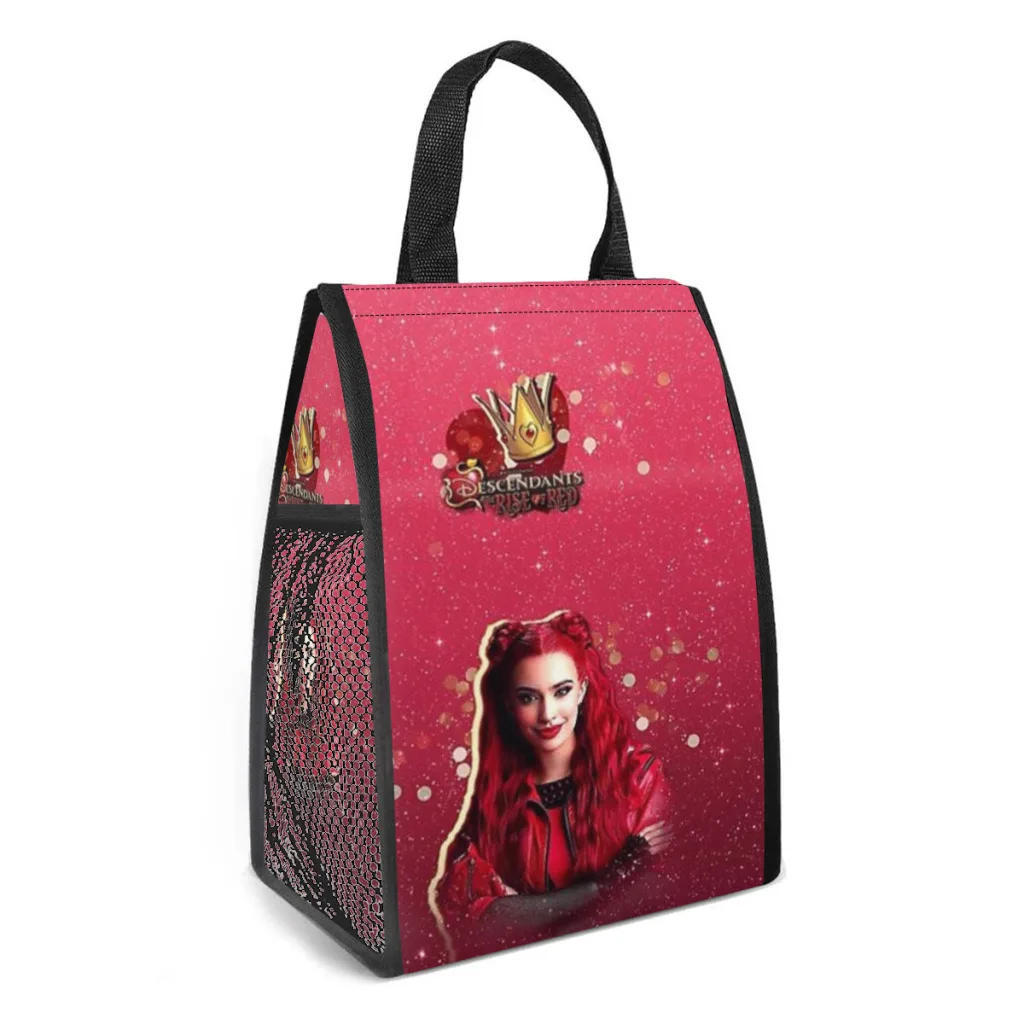 Descendants 4 The Rise Of Red - Kylie Cantrall Lunch Bags Girls Large-capacity  Bag Insulated Thermal Portable for Travel Picnic