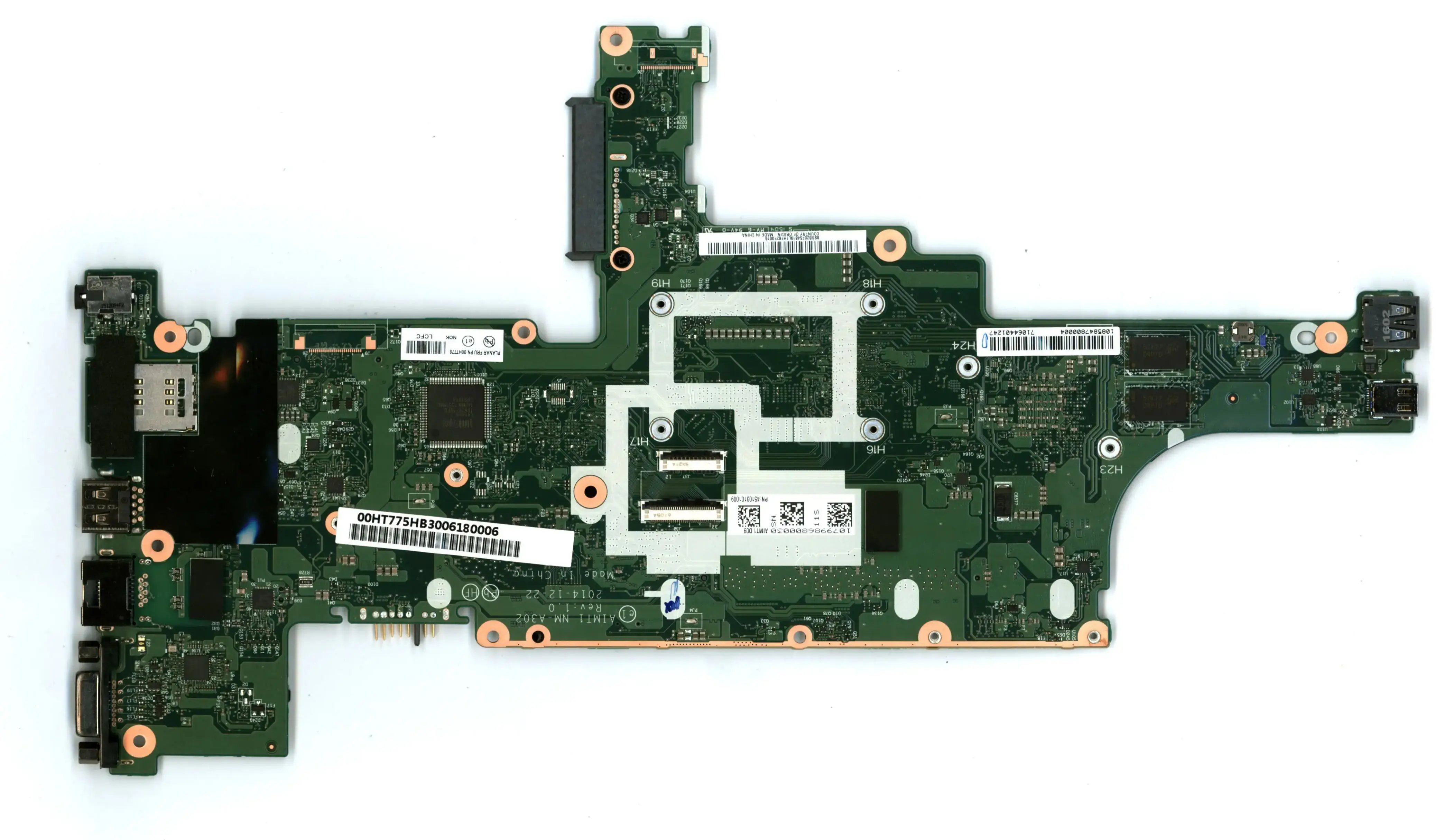 00HT775 For Lenovo ThinkPad T450s Laptop Motherboard i7-5600U Processor 100% Full Tested