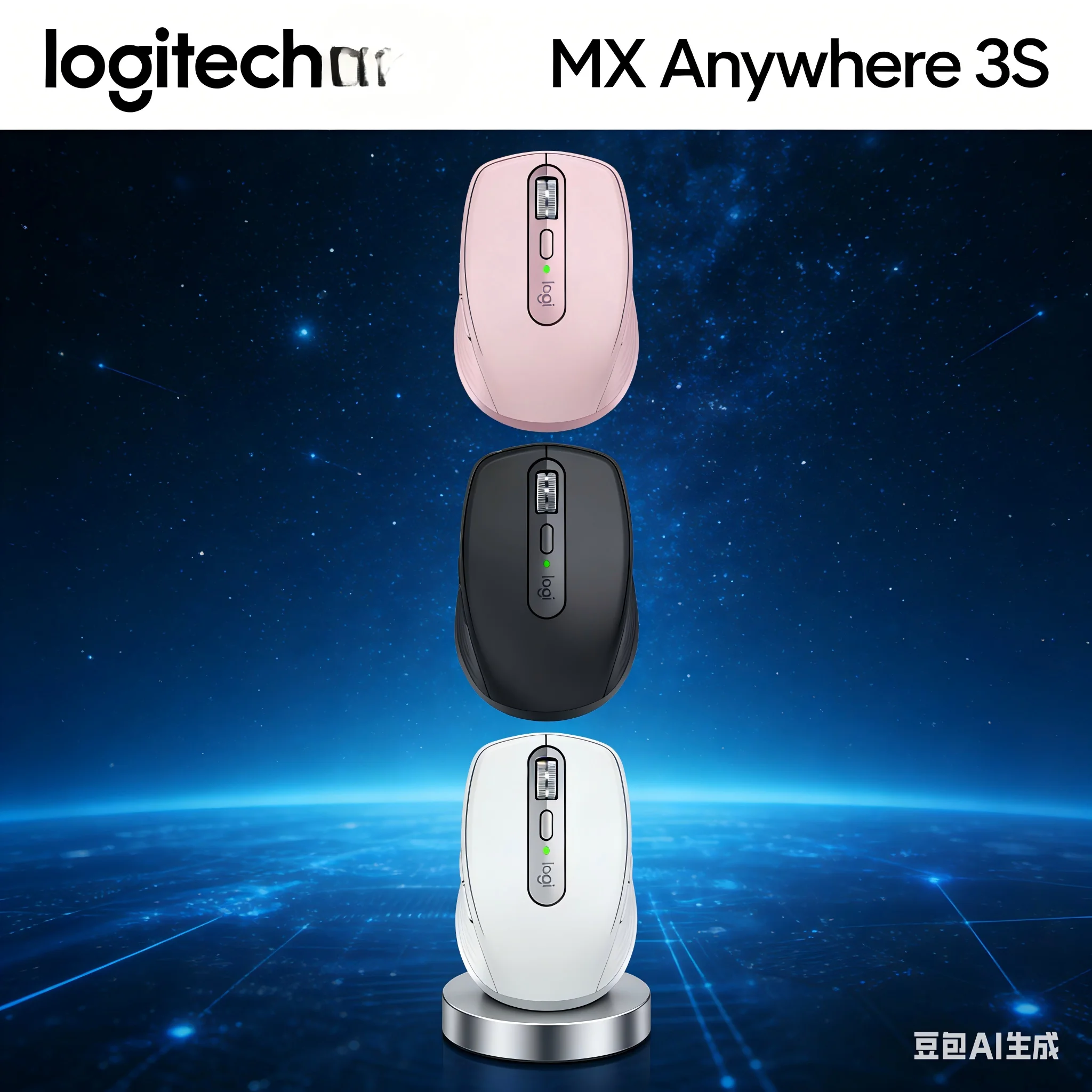 

Logitech MX Anywhere 3S, компактная беспроводная мышь с длинным аккумулятором