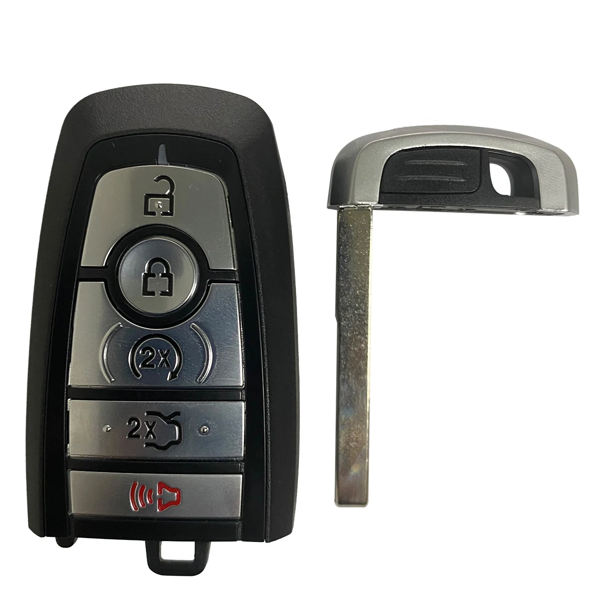 BEST KEY  Remote Key Cover Fob Shell Housing Car Key Case For Ford Ranger Fusion Mustang Raptor Explorer F-150 F250 F-350 4/5BTN