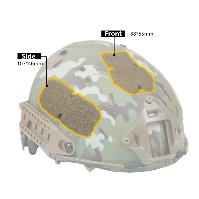 التكتيكية 5 قطعة خوذة التصحيح السنانير وحلقة السحابات هوك وحلقة ملصق الملحقات سريعة AF خوذة الصيد الملحقات