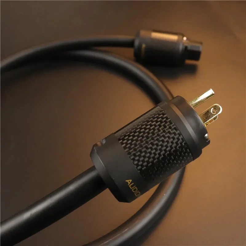 لسلك الطاقة Audiomeca P-90 OCC كابل طاقة hifi نحاسي كريستالي واحد 3.2 موصل مربع