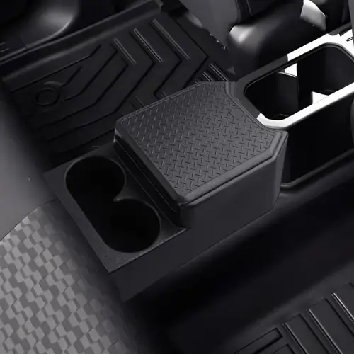 Imagen 2 del producto Extensor de caja de consola de reposabrazos de coche para Suzuki Jimny JB74 JC74 modelo de 5 puertas con 2 portavasos organizador de almacenamiento Interior