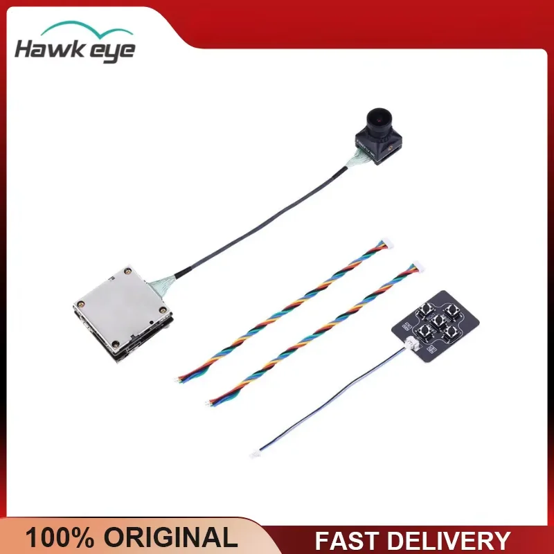 

Hawkeye Firefly V6 4K HDR Mini FPV Camera, 8X Zoom 170° Wide Rocketsteady Stabilization, for RC FPV Drone Quadcopter