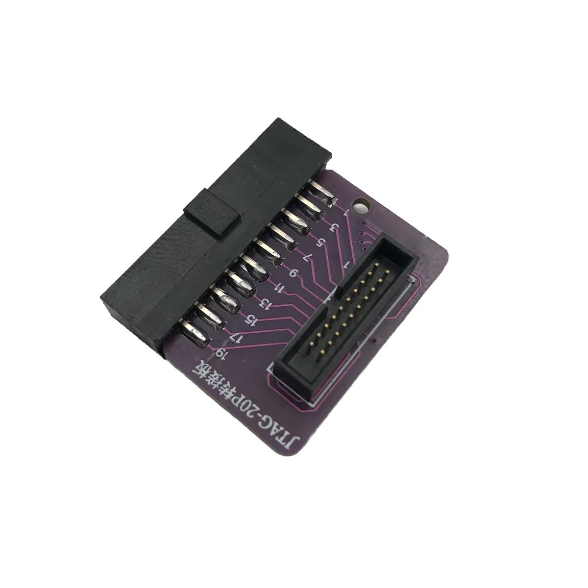 Adapter Board for JTAG 20P 2.54 mm to 20P 1.27mm Interface Converter ARM For J link Jlink V12 V9 V13