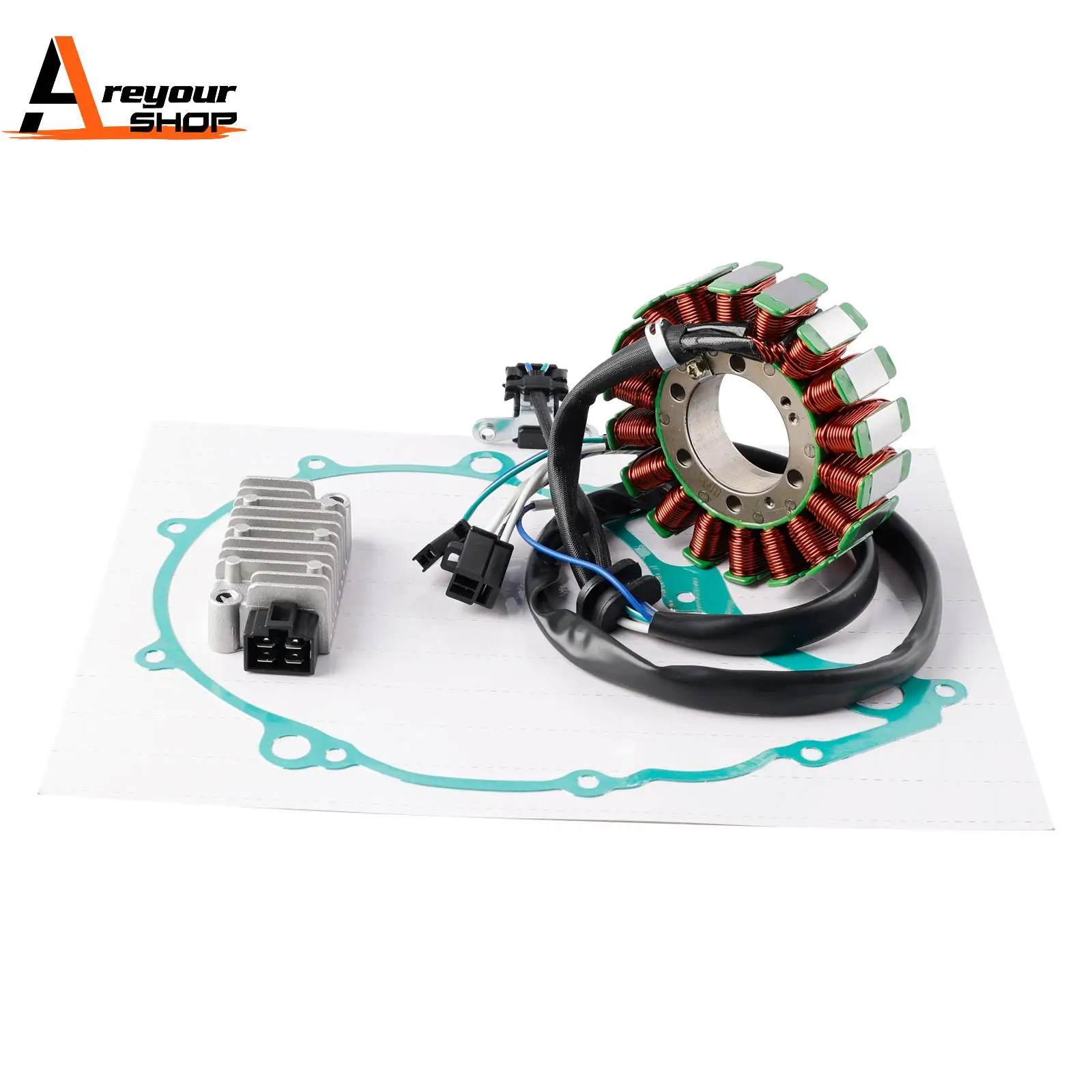 

Stator Generator Regulator Rectifier Gasket for Yamaha TT 600 R TT600R 1999 2000 2001