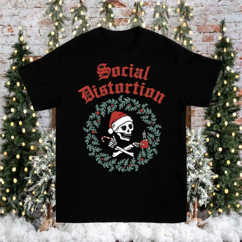 التشويه الاجتماعي عيد الميلاد 2024 تي شيرت قطن S 4Xl Bo950 #1