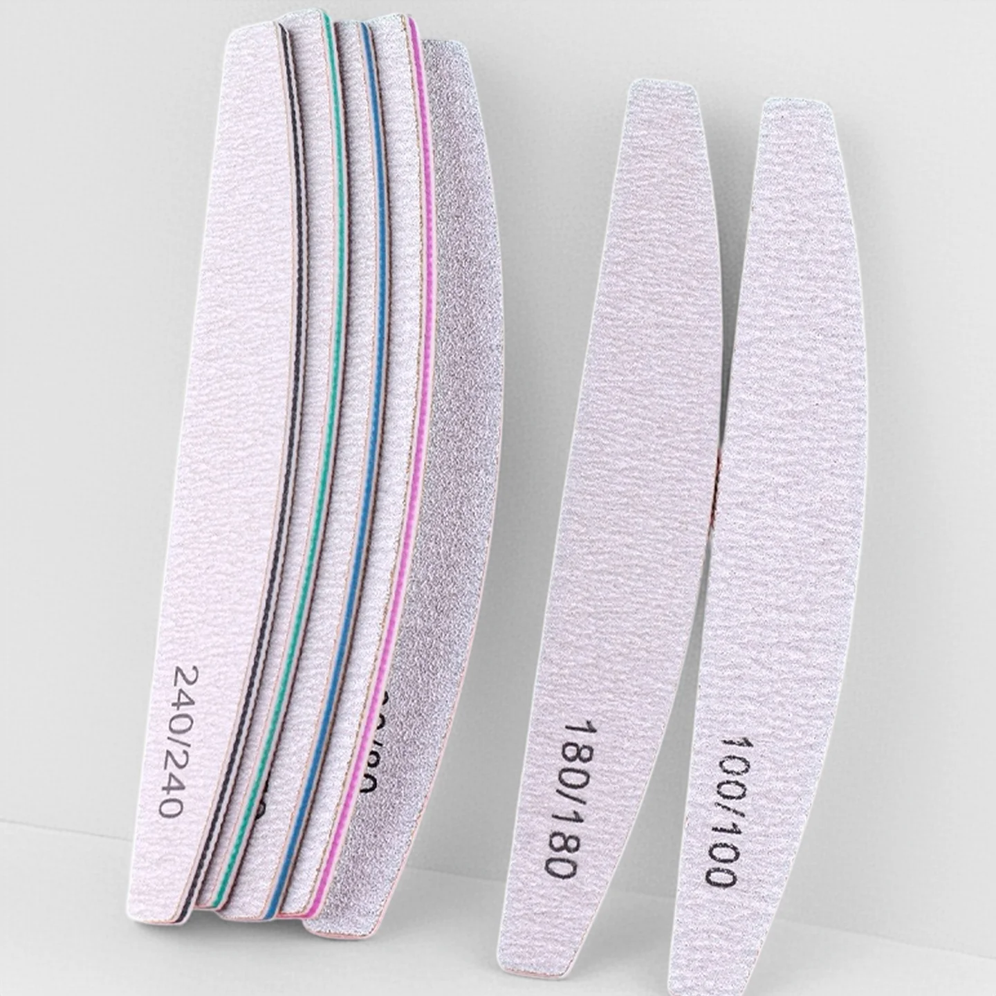 Nail File Titanium - 5/10개입 전문가용 네일 파일 버퍼 폴리셔